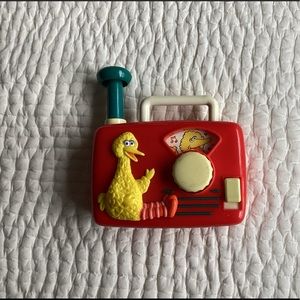Retro Sesame Street wind up radio